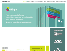Tablet Screenshot of justaenergia.com
